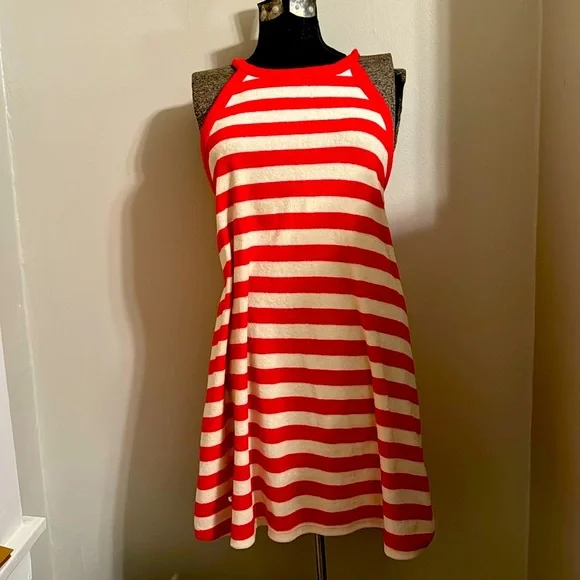 GAP | Dresses | Gap Red White Stripe Towel Terry Halter Dress | Poshmark